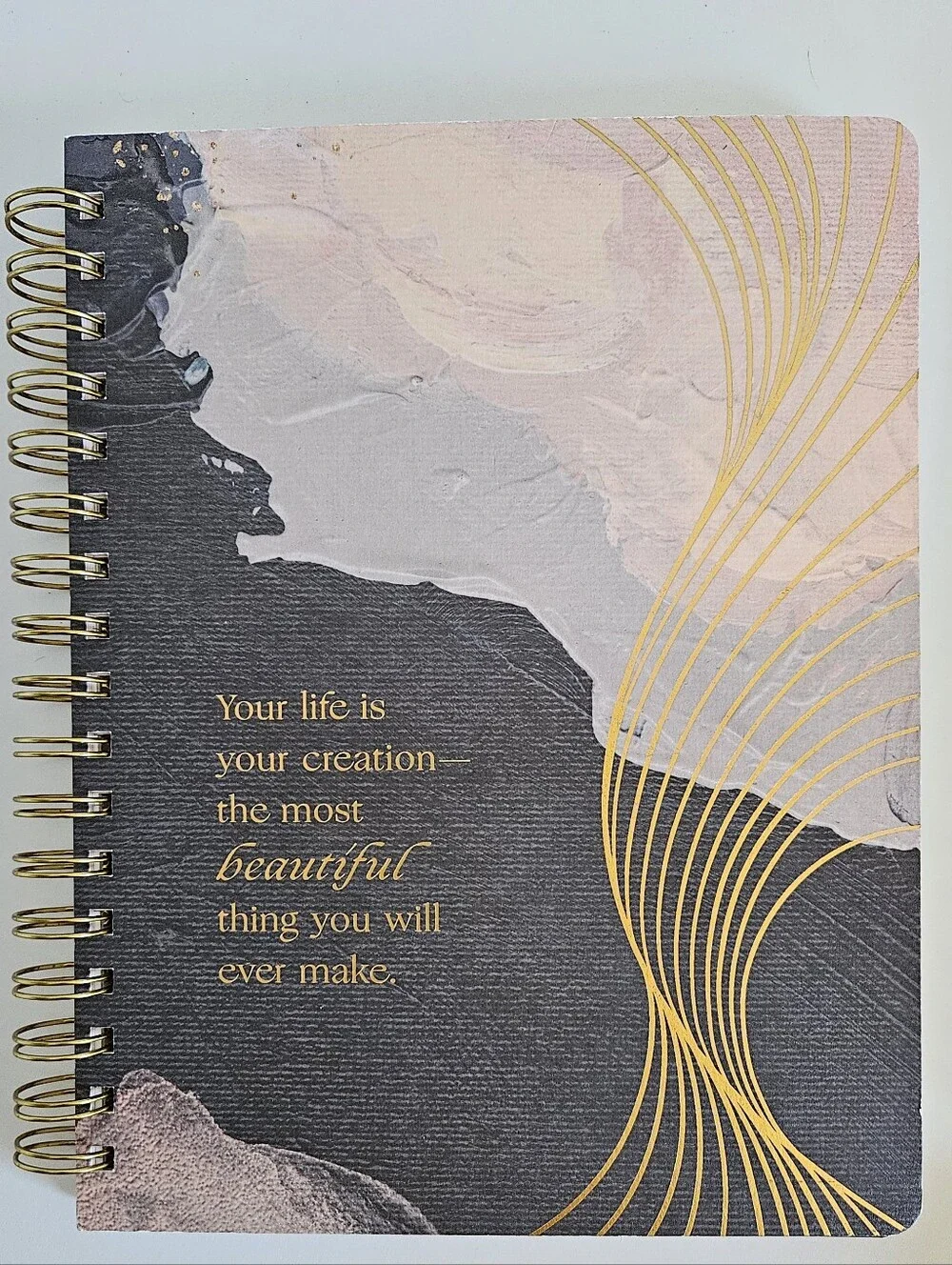 Spiral-Bound Inspirational Notebook Set Of 4 - Pastel Multi-Color